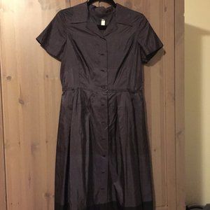 DOSA silk button down dress